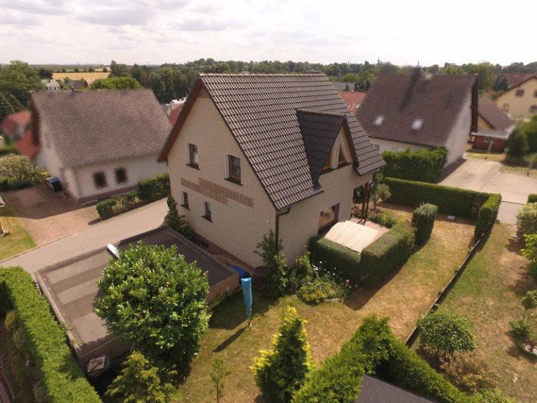 Drohnenaufnahme Chemnitz - Wittgensdorf Haus Gepflegtes Familienidyll in toller Wohnlage bei Chemnitz