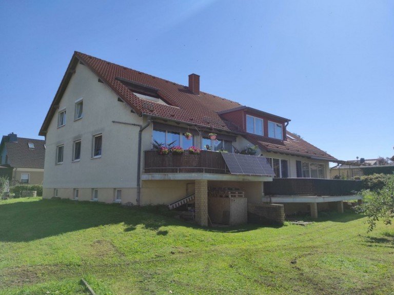 Westansicht Sch�nw�lkau - Lindenhayn Wohnung Helle Dachgeschosswohnung+ Terrasse+ Stellplatz+ toller Ausblick