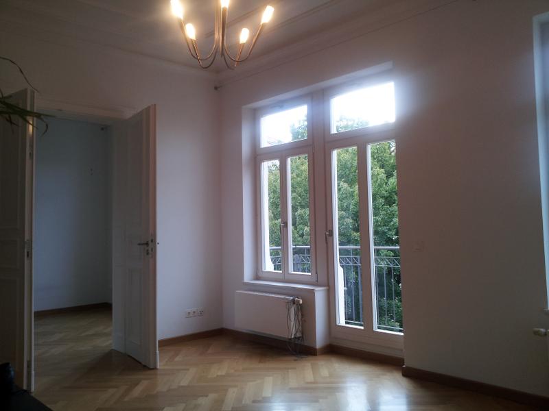 Wohnzimmer - Schlafzimmer Wohnung Leipzig