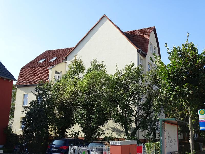Stra�enansicht Mehrfamilienhaus Leipzig