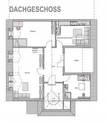 Ansicht Schickes Dachgeschoss- Erstbezug nach Sanierung mit Loggia + Garten + Stellplatz