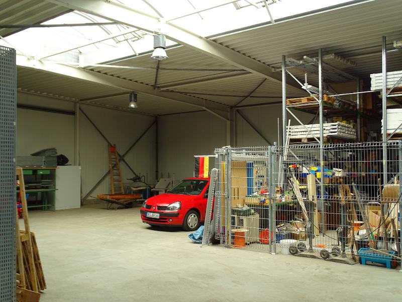 Lagerhalle von Innen B�ro / Praxis Wiedemar