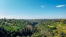 Ansicht Kleine afrikanische Villa mit atemberaubenden Blick