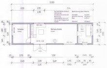 Grundriss Tiny House - Einfamilienhaus und Grundst�ck mit Erweiterung als Option - in Eilenburg zu verkaufen.