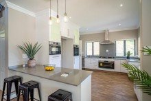 Ansicht Kleine afrikanische Villa mit atemberaubenden Blick