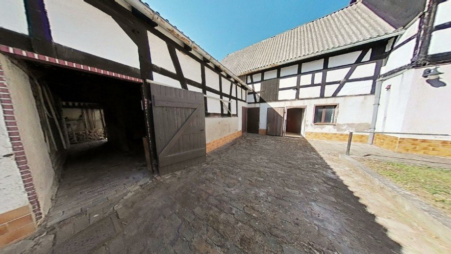 Ansicht Bauernhaus Elsteraue