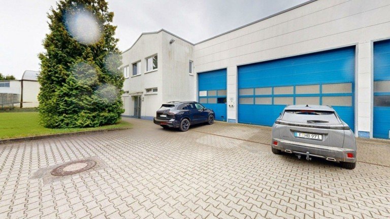 Ansicht Altenburg Halle gepflegte Gewerbeimmobilie f�r Werkstatt, Produktion und Vertrieb