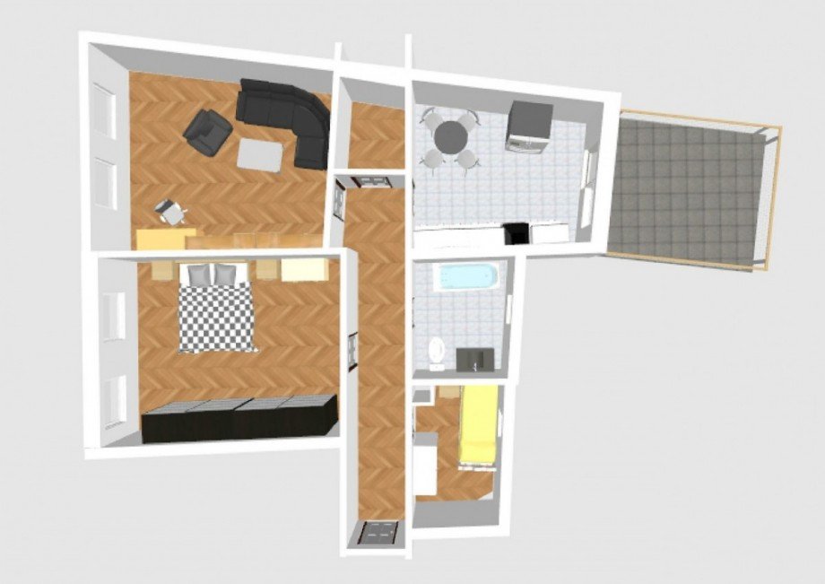 Ansicht Etagenwohnung Altenburg