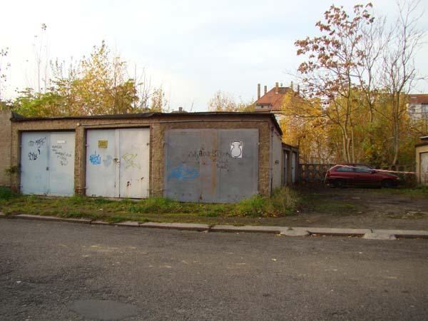 alter Garagenhof Wohngrundst�ck Leipzig