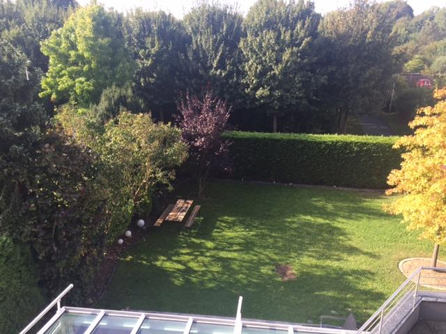 Blick von der Dachterrasse Einfamilienhaus Aachen
