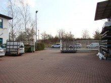 Ansicht Repr�sentatives B�ro, Ausstellung, Lager an der A14 Abfahrt
