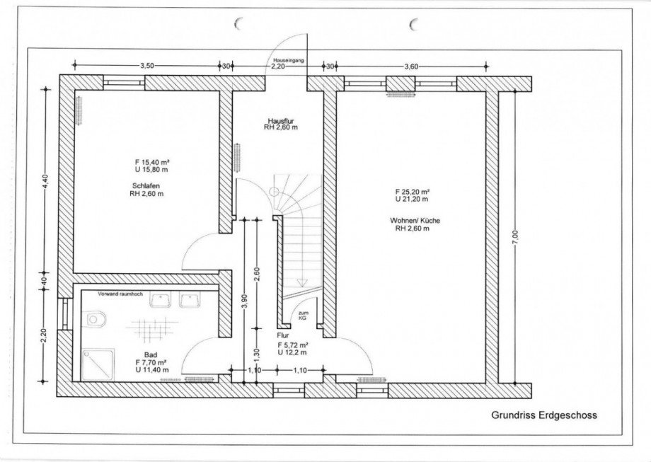 Grundriss EG Haus Frohburg