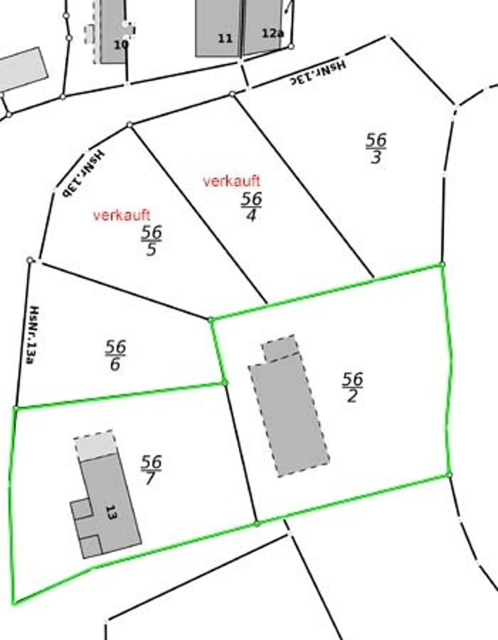Kataster-56-7_56-2 Bauernhaus Haselbach