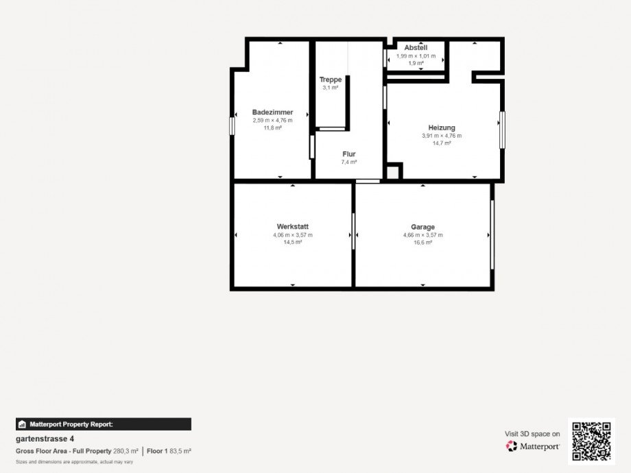 Kellergeschoss Einfamilienhaus Borna