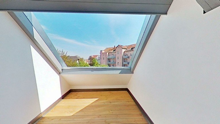 Ansicht Altenburg Wohnung Schickes Dachgeschoss- Erstbezug nach Sanierung mit Loggia + Garten + Stellplatz
