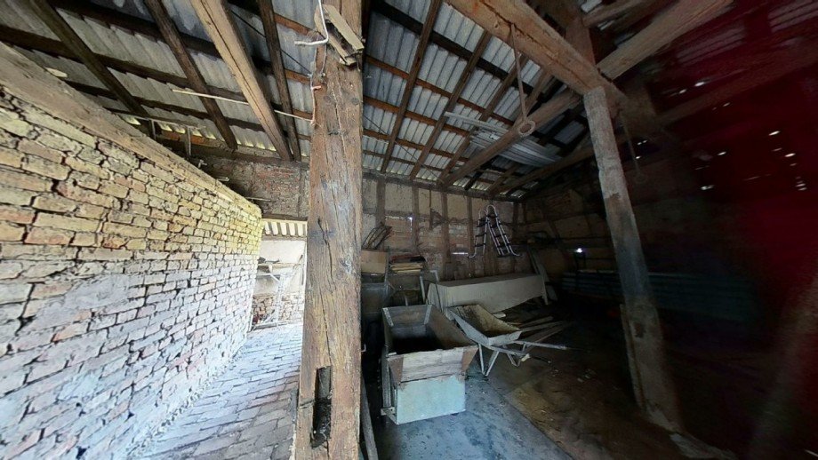 Ansicht Bauernhaus Elsteraue
