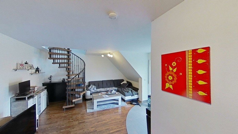 Ansicht Dachgeschosswohnung Belgershain