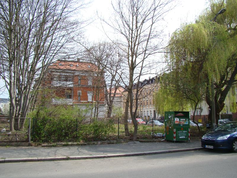 Seitansicht Wohngrundst�ck Leipzig