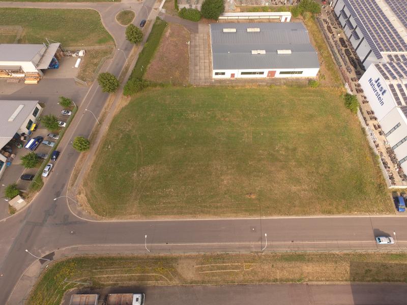 Drohnenaufnahme Gewerbegrundst�ck Hartha