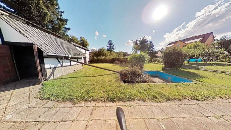 Ansicht Bauernhaus Elsteraue