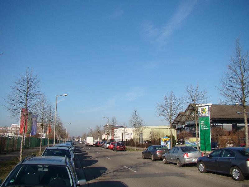 Stra�enansicht Halle Leipzig