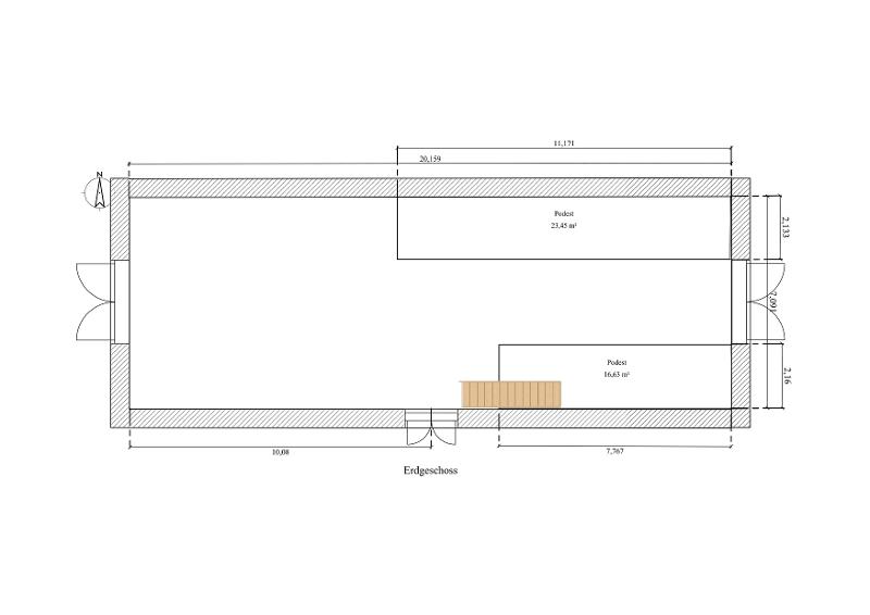 Ansicht Bauernhaus Jesewitz