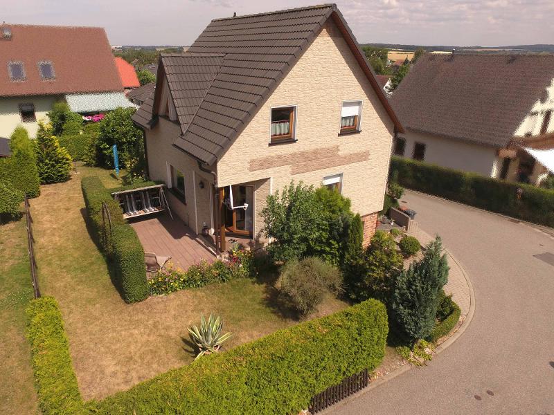 Drohnenaufnahme Haus Chemnitz