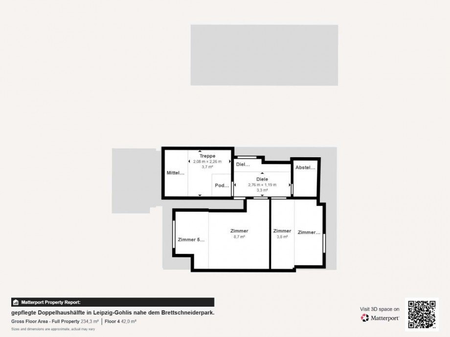 Dachgeschoss Doppelhaush�lfte Leipzig
