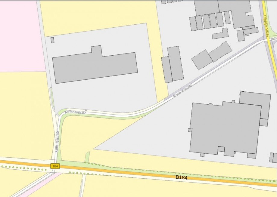 Nachbarbebauung Sondernutzungs-Grundst�ck Delitzsch