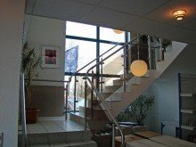 Ansicht Repr�sentatives B�ro, Ausstellung, Lager an der A14 Abfahrt