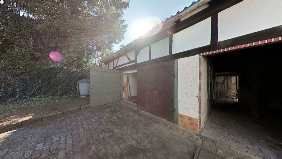 Ansicht Bauernhaus Elsteraue