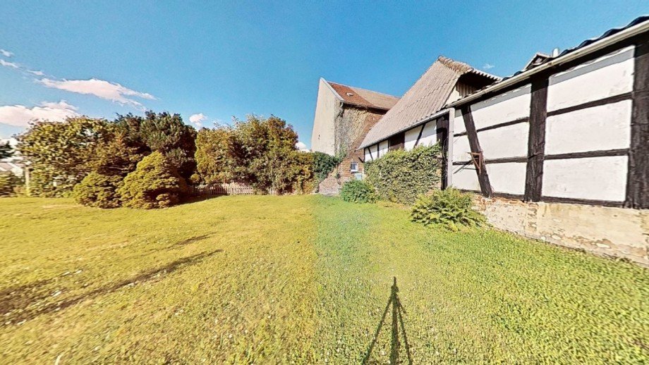 Ansicht Bauernhaus Elsteraue
