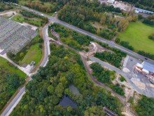 Ansicht Gewerbegrundst�cke in Bundesstra�enlage nahe der A38