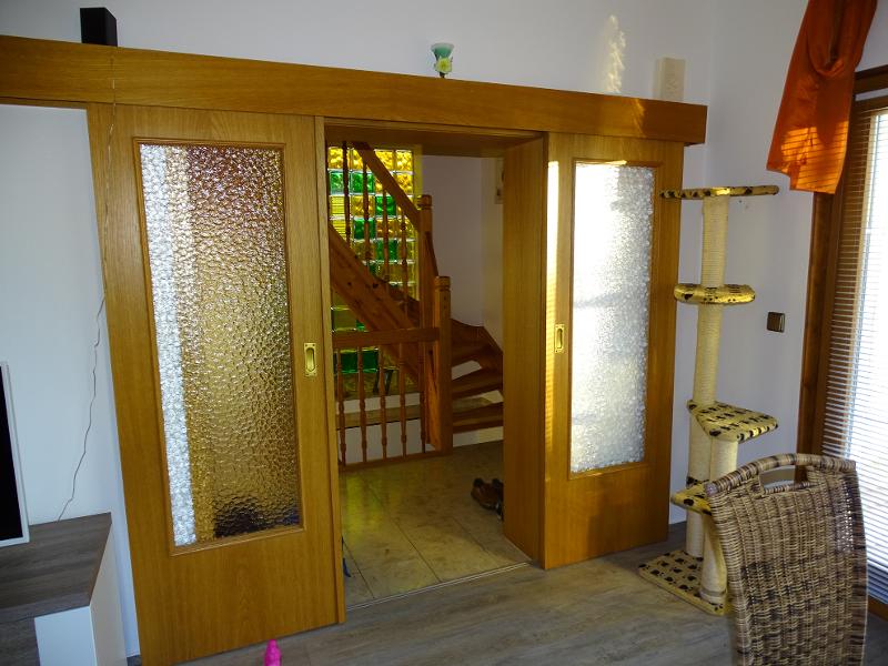 Blick aus dem Wohnzimmer Einfamilienhaus Chemnitz