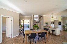 Ansicht Kleine afrikanische Villa mit atemberaubenden Blick