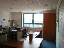 Ansicht Repr�sentatives B�ro, Ausstellung, Lager an der A14 Abfahrt