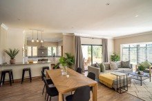 Ansicht Kleine afrikanische Villa mit atemberaubenden Blick