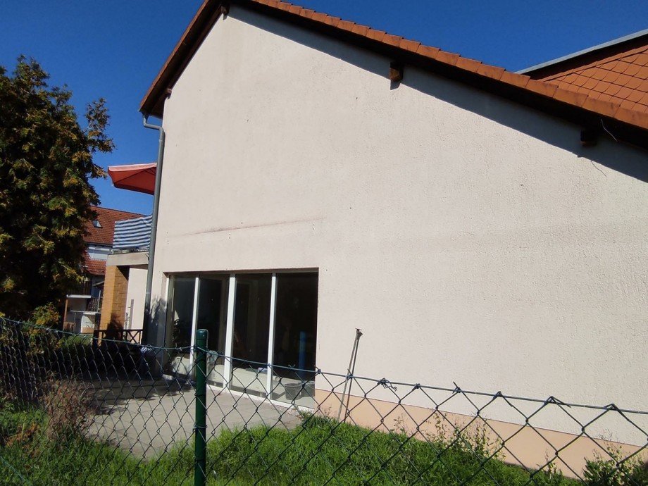 Blick zur Terrasse Wohnung Sch�nw�lkau