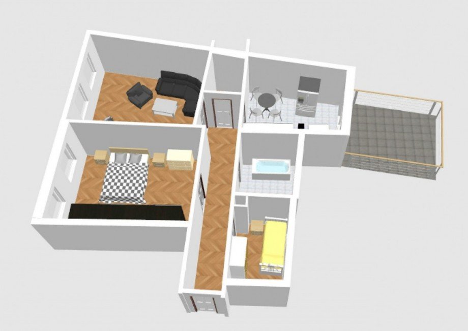 Ansicht Etagenwohnung Altenburg
