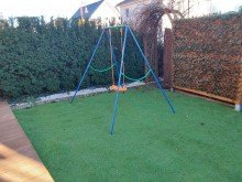 Ansicht schickes Reihenhaus in familienfreundlicher Idylle bei Leipzig zur Miete