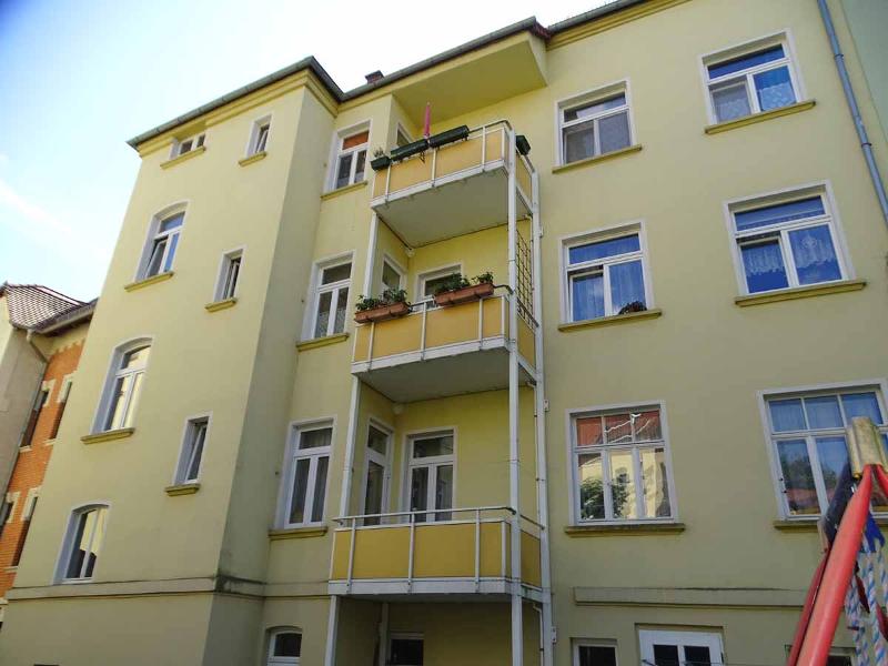 R�ckseite Mehrfamilienhaus Eilenburg