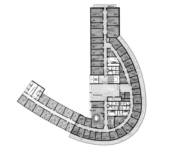 Grundriss B�ro / Praxis Leipzig