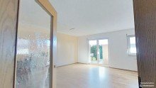 Ansicht schickes Reihenhaus in familienfreundlicher Idylle bei Leipzig zur Miete